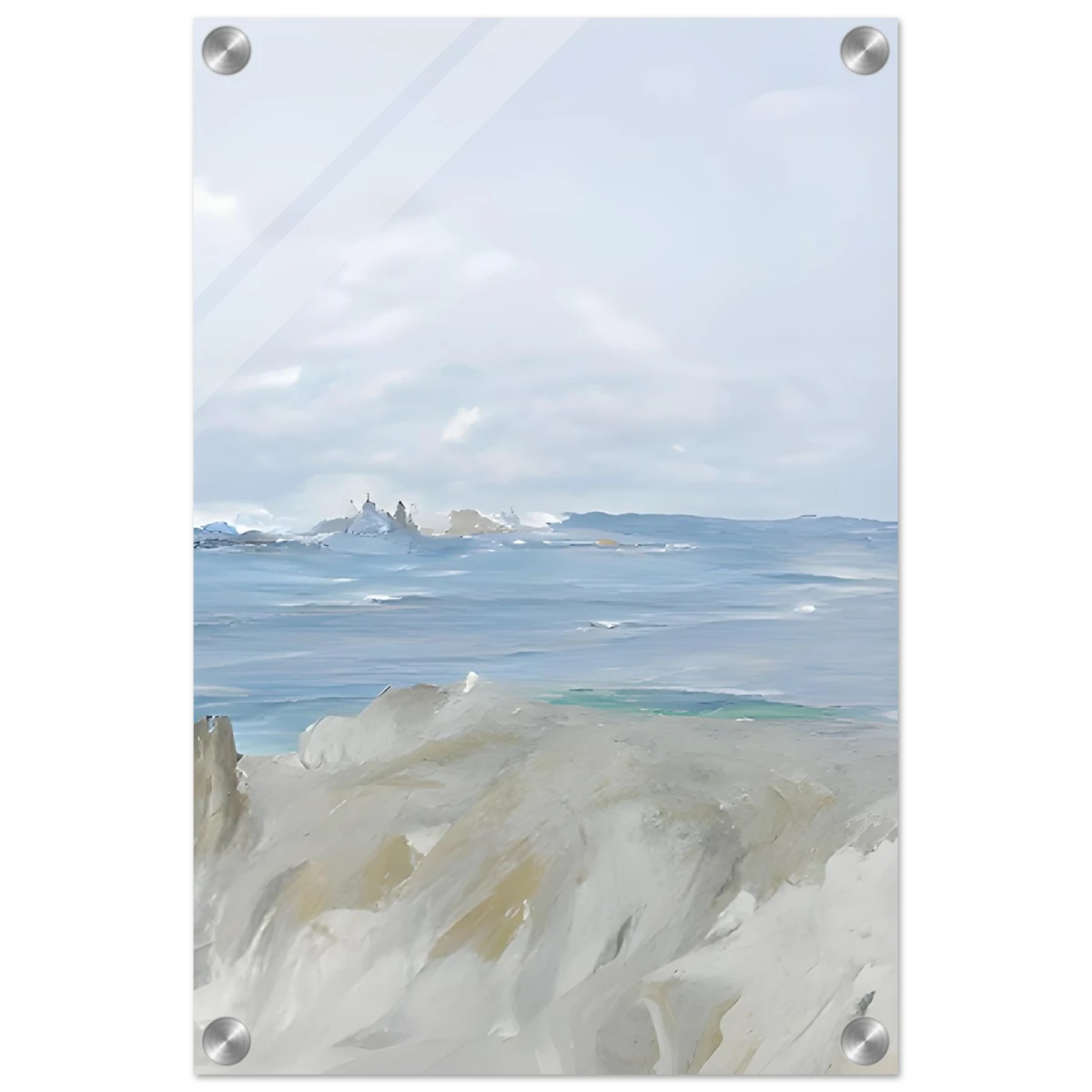 Ocean's Serenity – A Tranquil Seascape Masterpiece | Wall art print - Acrylic Print - 30x45 cm / 12x18″ -