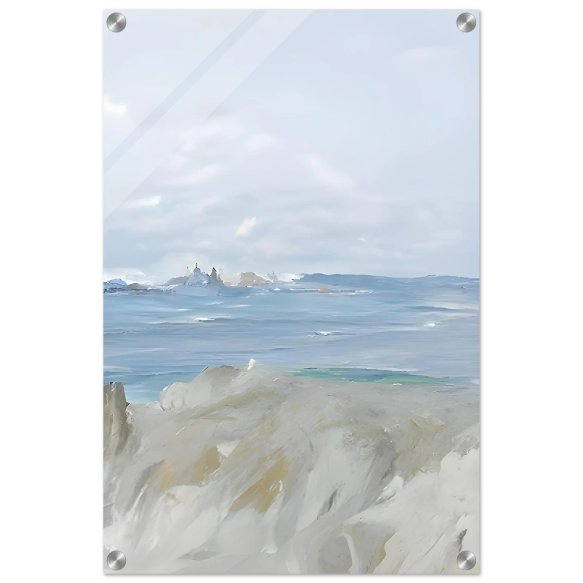 Ocean's Serenity – A Tranquil Seascape Masterpiece | Wall art print - Acrylic Print - 40x60 cm / 16x24″ -