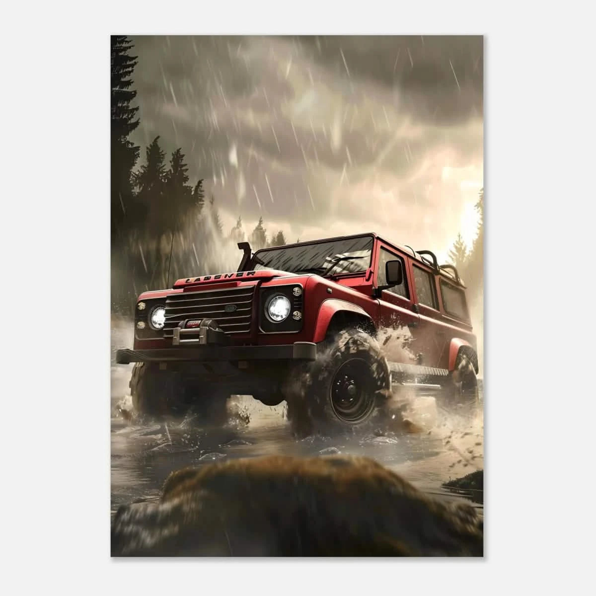 Off - Road Legend – Conquer the Wild | Wall art - Aluminum Print - 50x70 cm / 20x28″ -