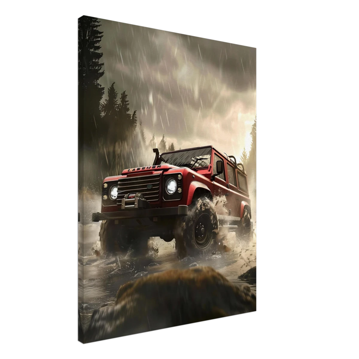 Off - Road Legend – Conquer the Wild | Wall art - Canvas - 60x80 cm / 24x32″ -