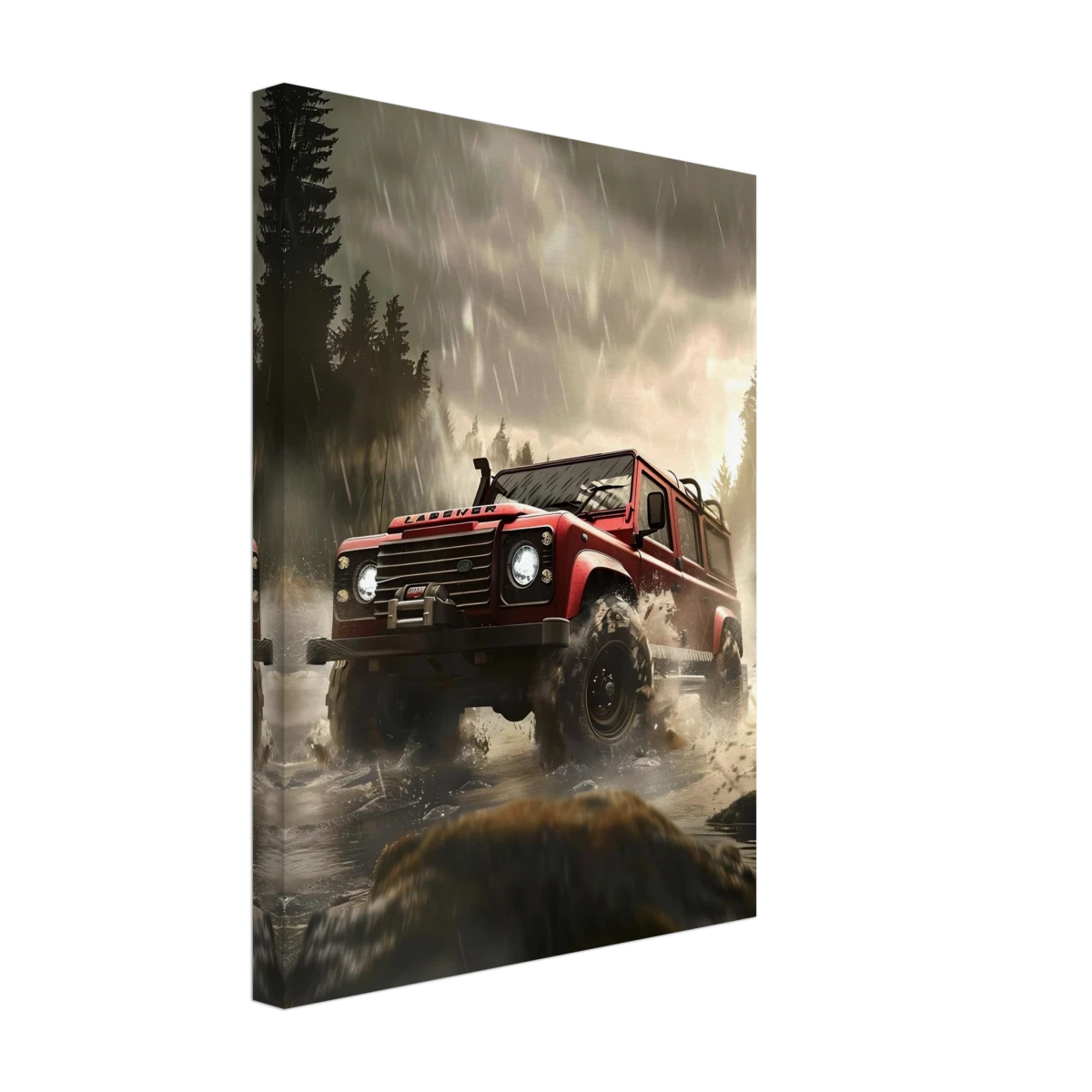 Off - Road Legend – Conquer the Wild | Wall art - Canvas - 30x40 cm / 12x16″ -