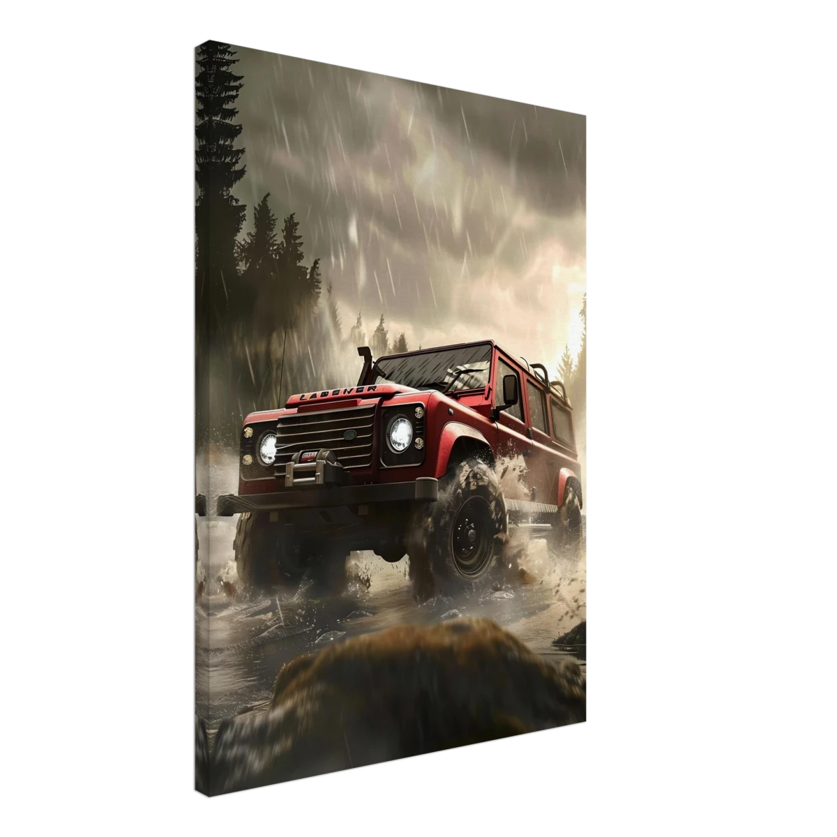 Off - Road Legend – Conquer the Wild | Wall art - Canvas - 50x70 cm / 20x28″ -