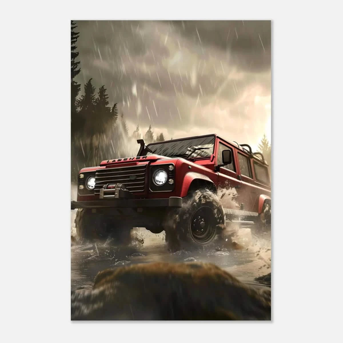 Off - Road Legend – Conquer the Wild | Wall art - Aluminum Print - 20x30 cm / 8x12″ -