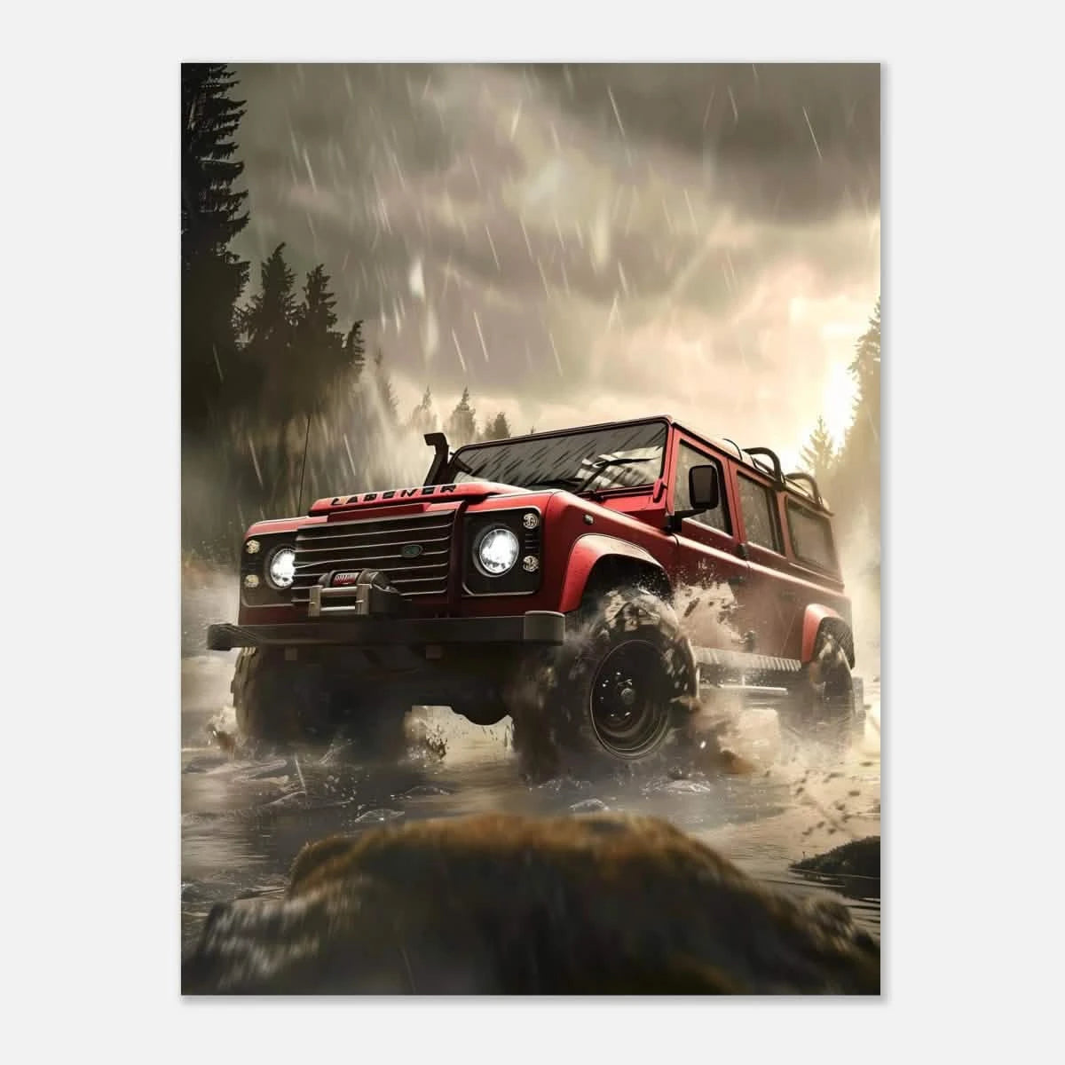 Off - Road Legend – Conquer the Wild | Wall art - Aluminum Print - 60x80 cm / 24x32″ -