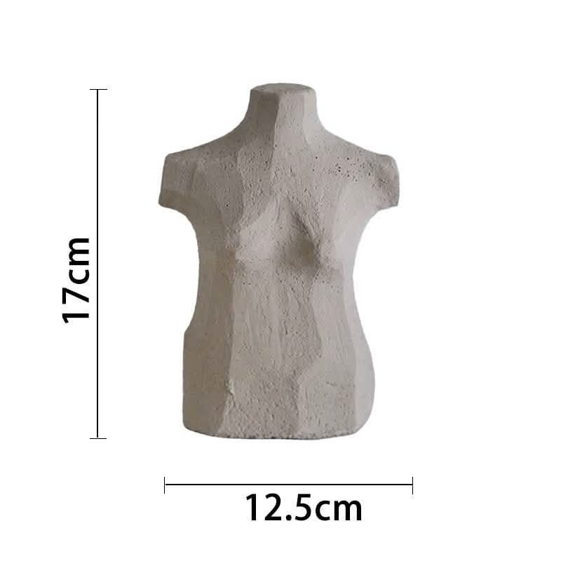 Original plaster sculpture of human body - Body camel -