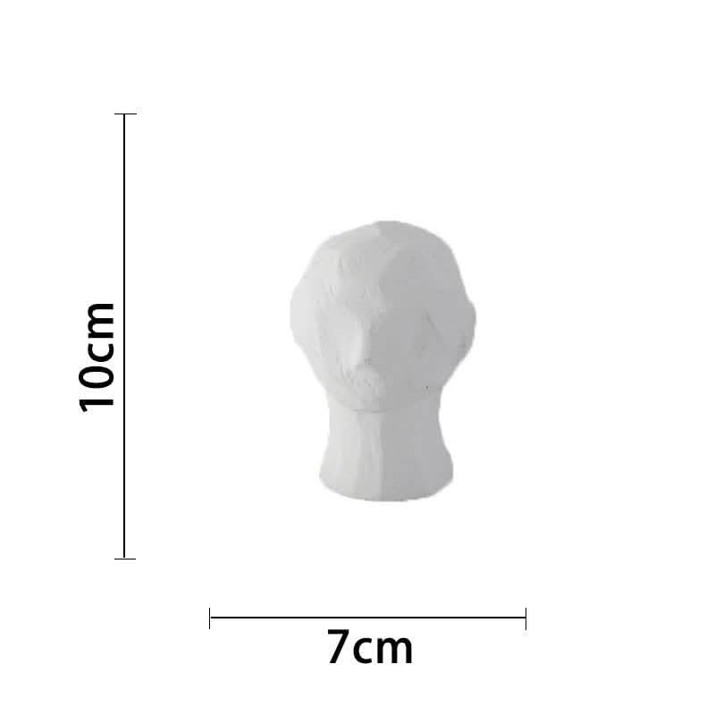 Original plaster sculpture of human body - My sweetheart grey -