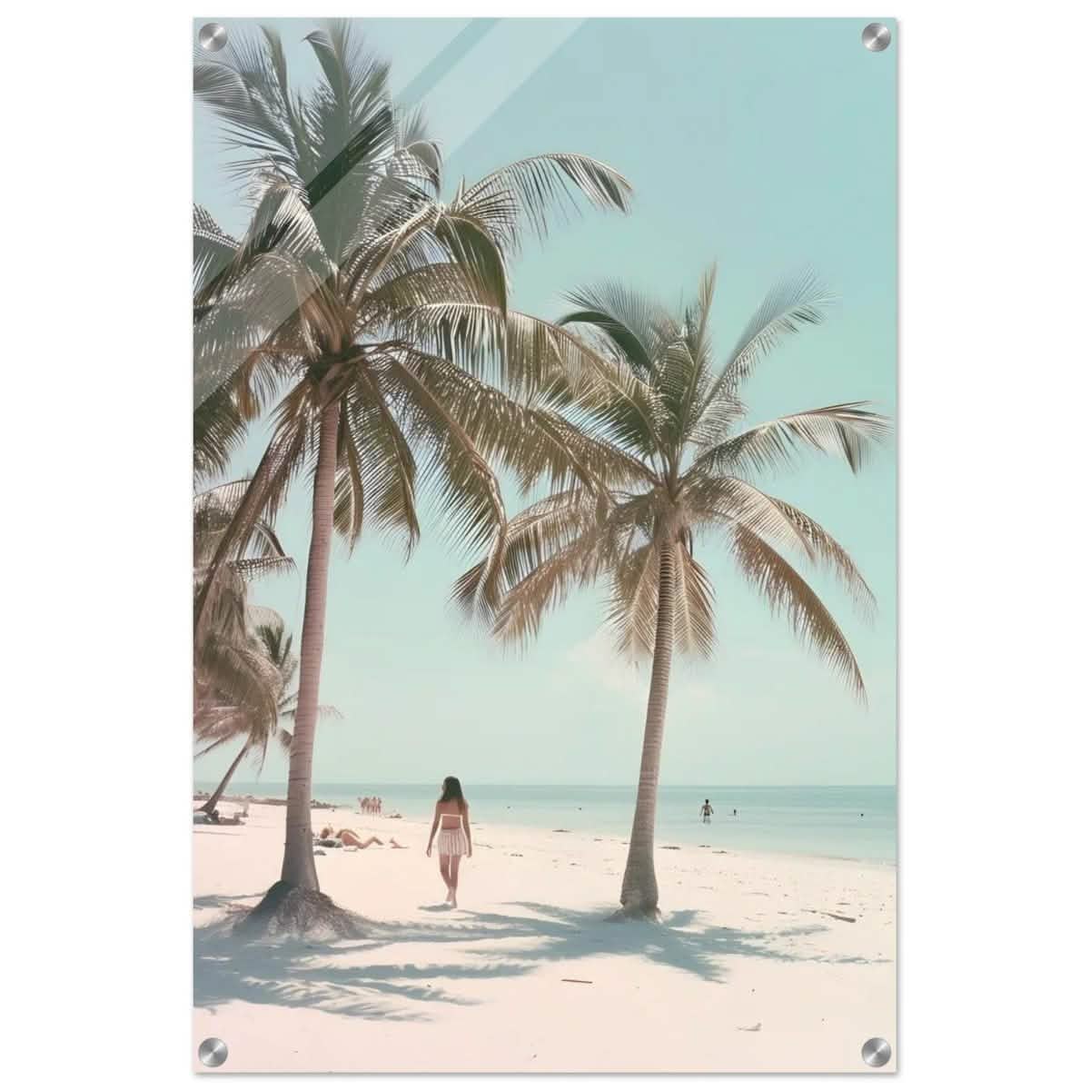 Palm Breeze Retreat | Wall art Print - 50x75 cm / 20x30″ - Acrylic Print -