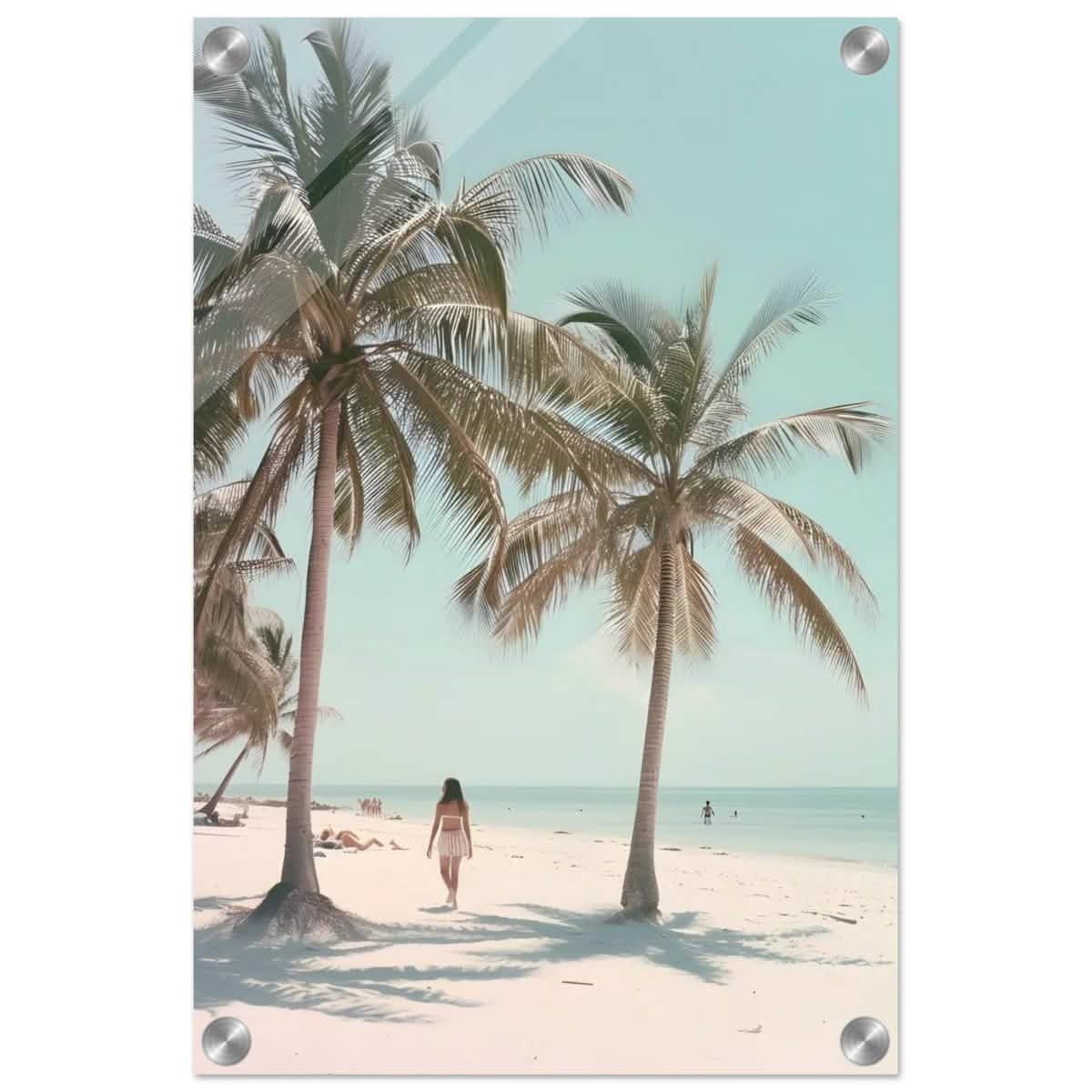 Palm Breeze Retreat | Wall art Print - 30x45 cm / 12x18″ - Acrylic Print -