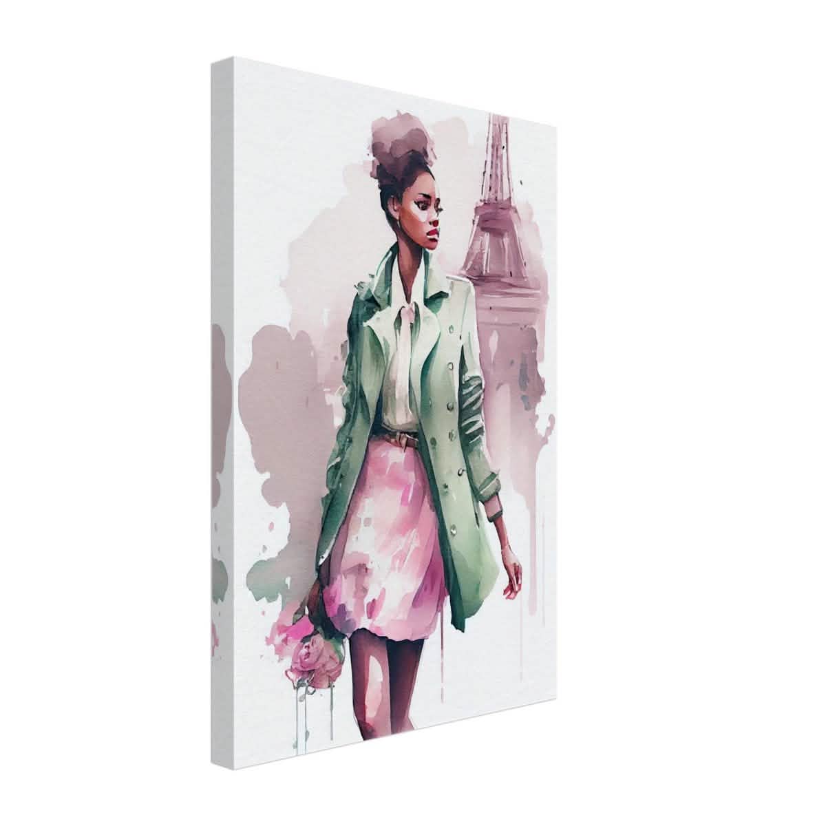 Parisian Dreams | Modern Figurative Art - Canvas - 30x45 cm / 12x18″ -