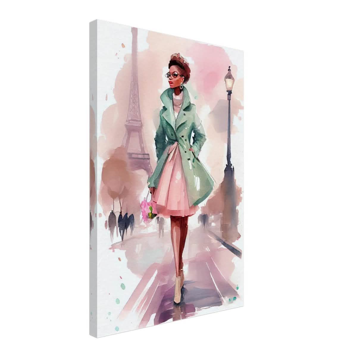 Parisian Grace | Modern Figurative Art - Canvas - 40x60 cm / 16x24″ -