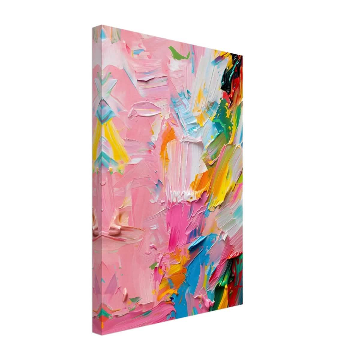 Pastel Explosion | Modern Abstract Art | wall art print - Canvas - 30x45 cm / 12x18″ -