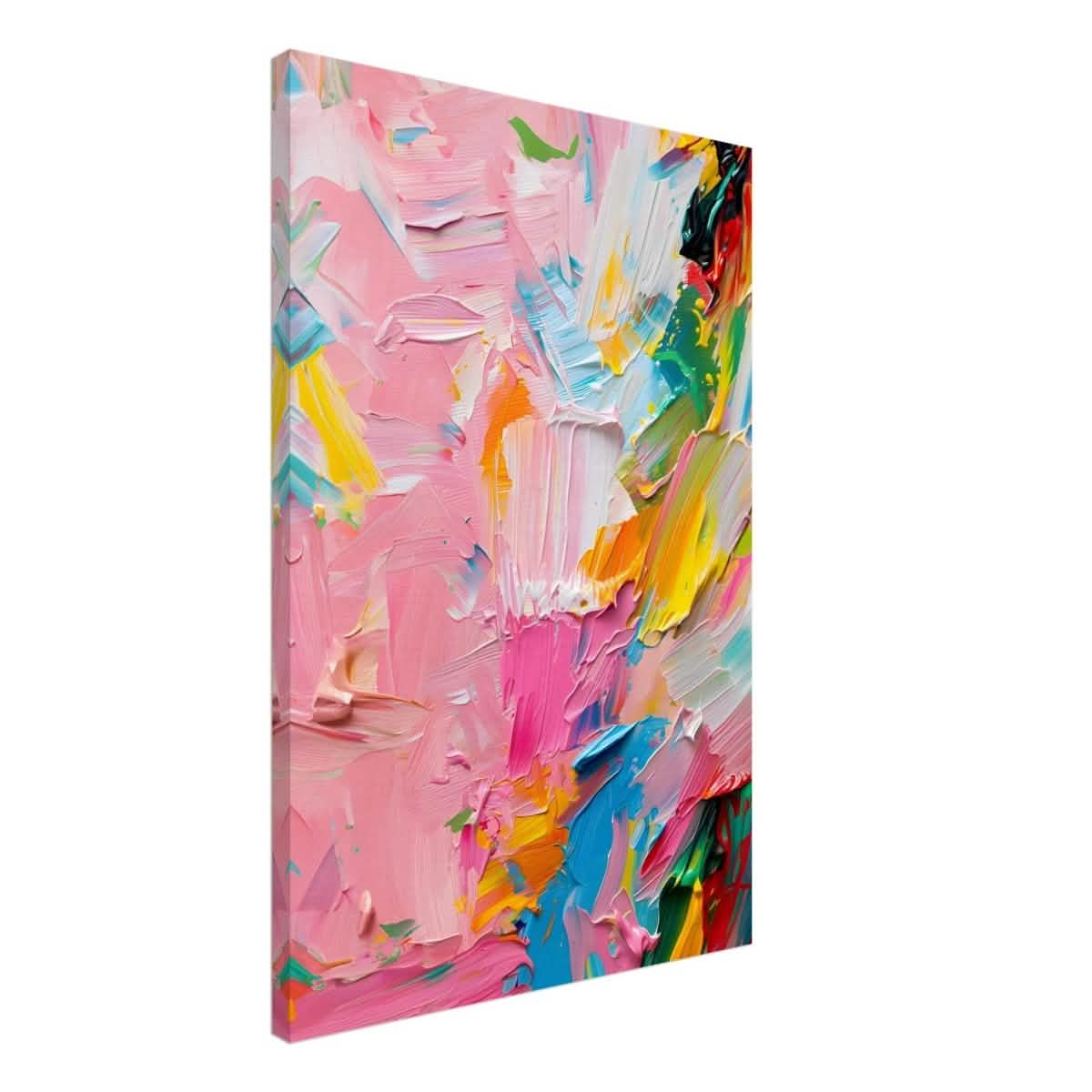 Pastel Explosion | Modern Abstract Art | wall art print - Canvas - 50x75 cm / 20x30″ -