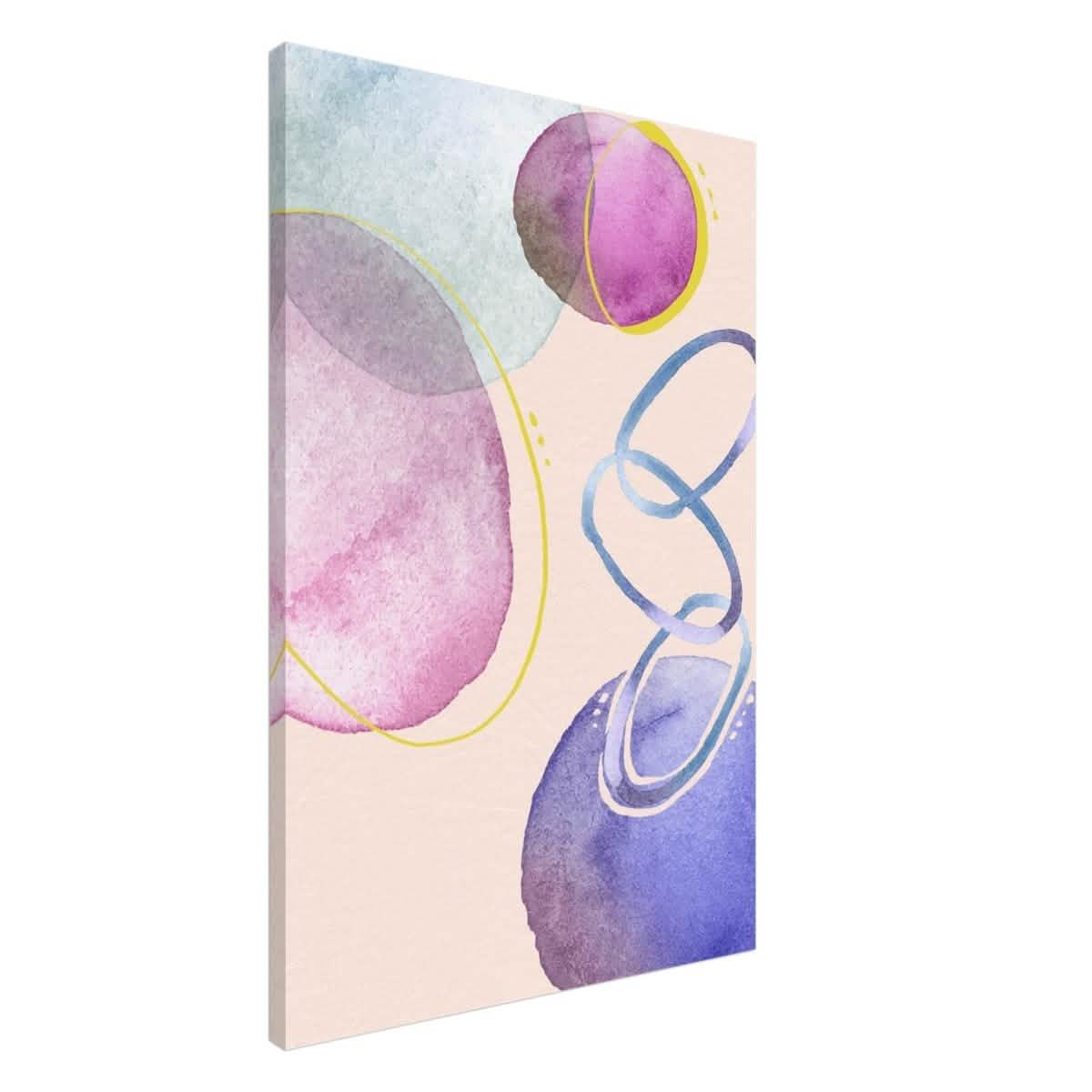 Pastel Harmony Abstract | Wall art Print - 60x90 cm / 24x36″ - Canvas -