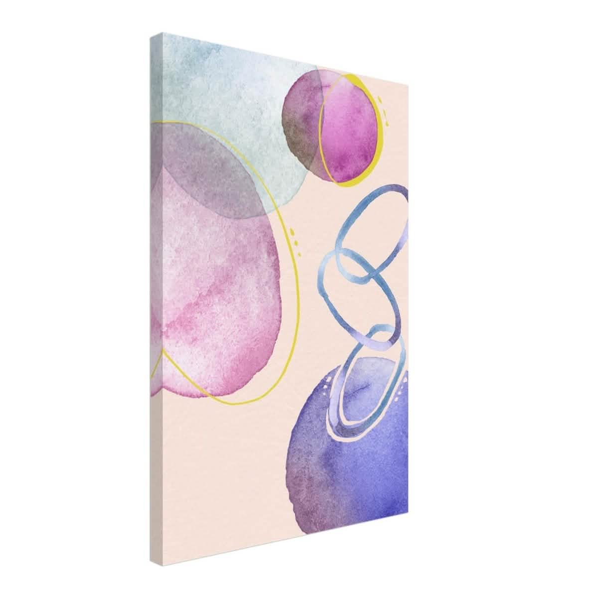 Pastel Harmony Abstract | Wall art Print - 40x60 cm / 16x24″ - Canvas -