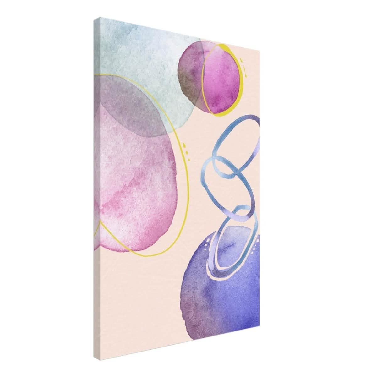 Pastel Harmony Abstract | Wall art Print - 50x75 cm / 20x30″ - Canvas -