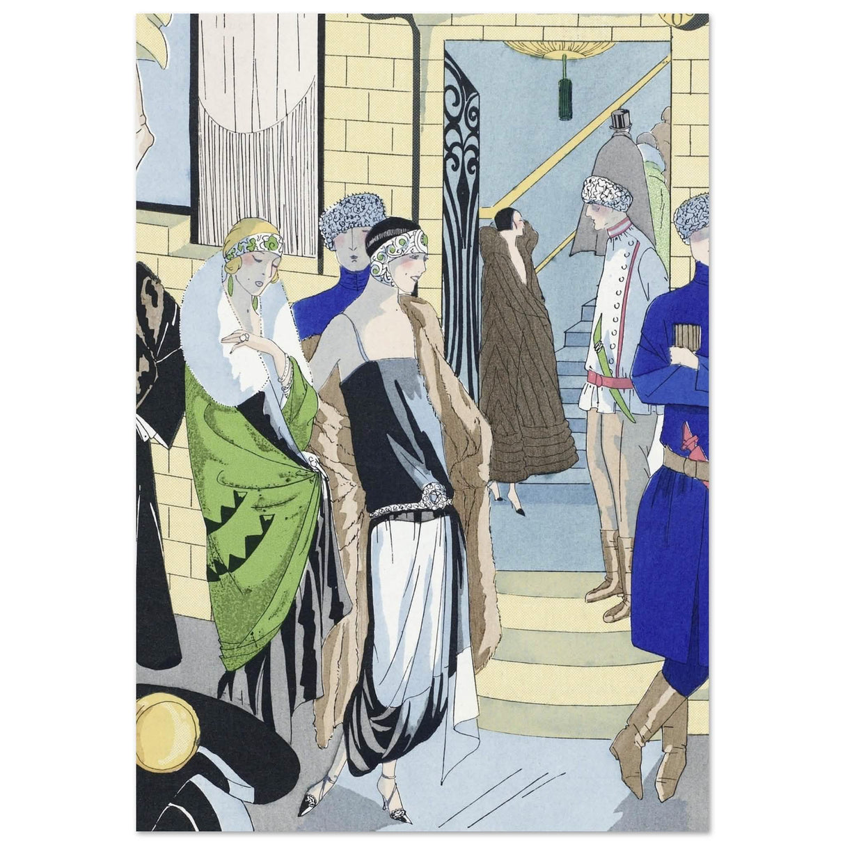 Paul Poiret and Philippe et Gaston (1924) - Aluminum Print - 70x100 cm / 28x40″ -