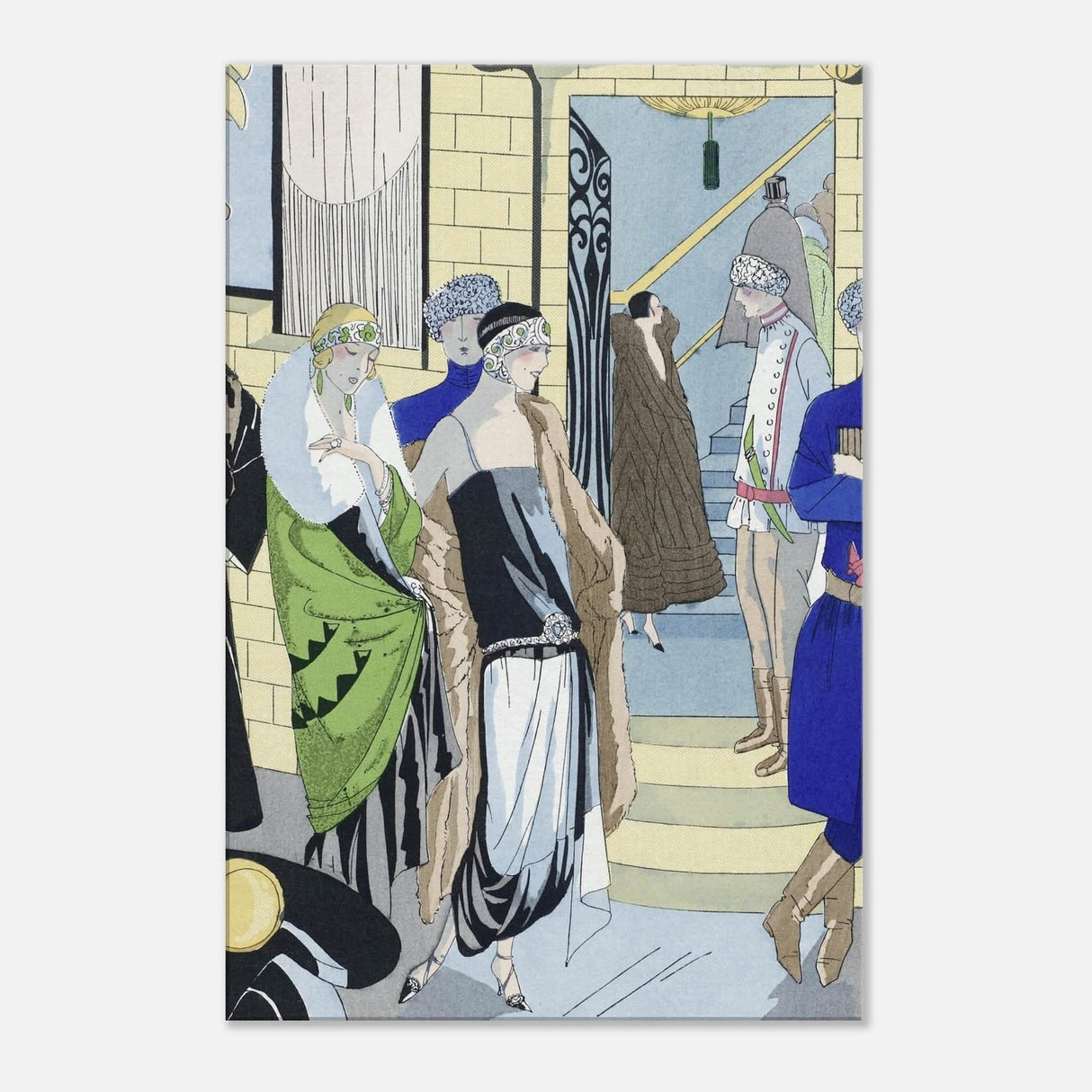 Paul Poiret and Philippe et Gaston (1924) - Canvas - 60x90 cm / 24x36″ - Slim