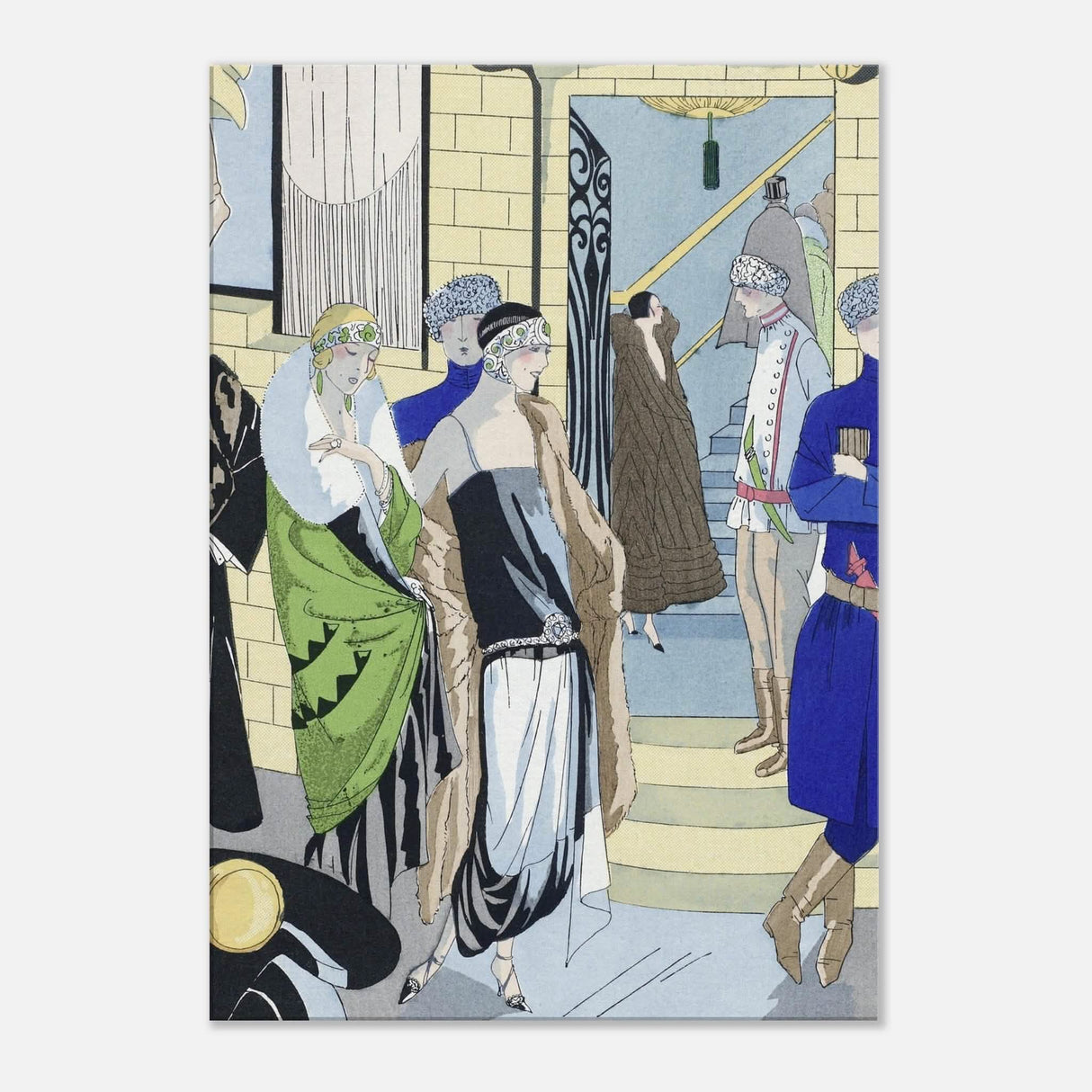 Paul Poiret and Philippe et Gaston (1924) - Canvas - 70x100 cm / 28x40″ - Thick