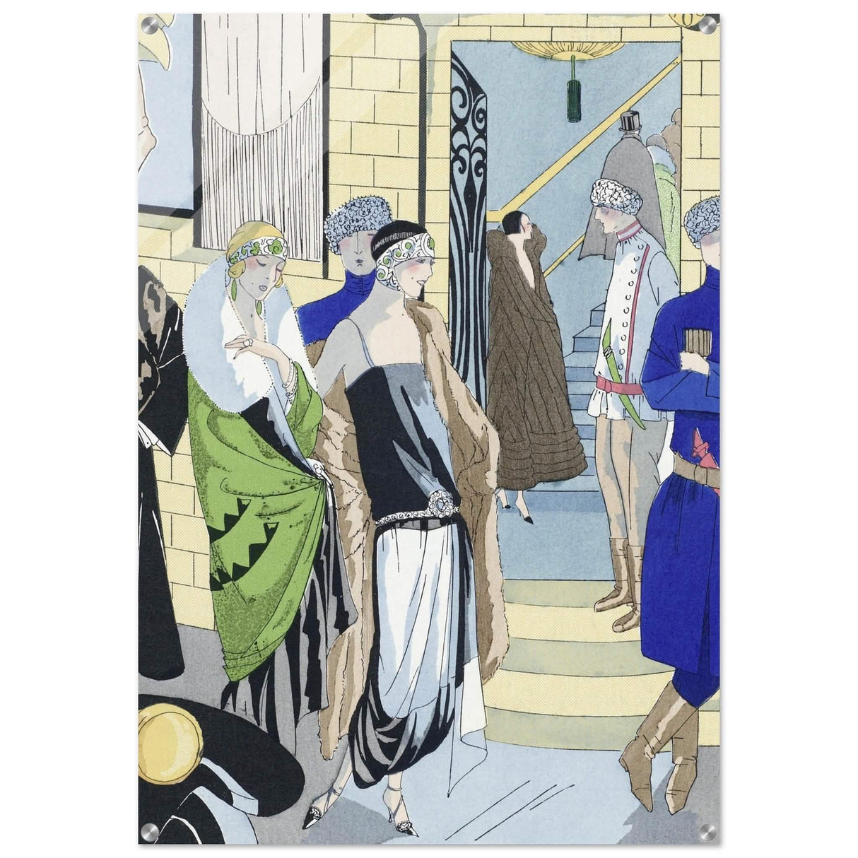 Paul Poiret and Philippe et Gaston (1924) - Acrylic Print - 70x100 cm / 28x40″ -