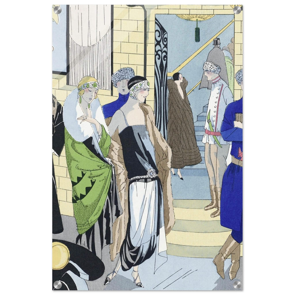 Paul Poiret and Philippe et Gaston (1924) - Acrylic Print - 50x75 cm / 20x30″ -