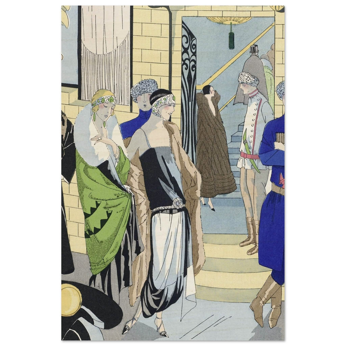 Paul Poiret and Philippe et Gaston (1924) - Wood Prints - 50x75 cm / 20x30″ - 20 mm