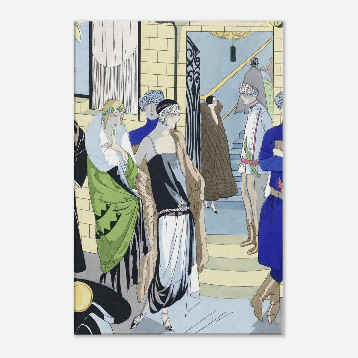 Paul Poiret and Philippe et Gaston (1924) - Canvas - 40x60 cm / 16x24″ - Slim