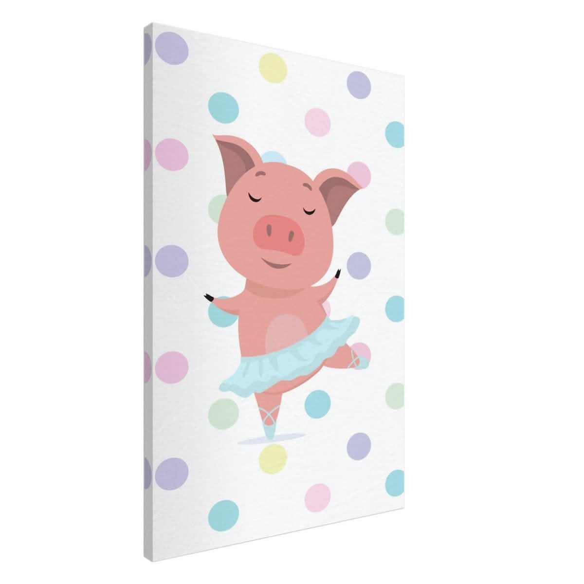 Peppa Pig | Kids Room Canvas Wall Art – Immersive Nursery Decor with Enhanced Texture - 60x90 cm / 24x36″ - Design Option 3 -