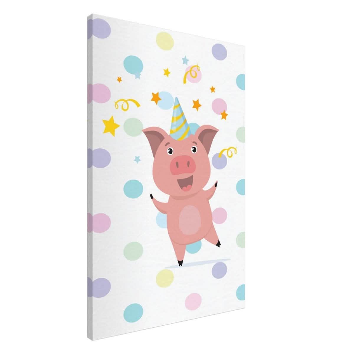 Peppa Pig | Kids Room Canvas Wall Art – Immersive Nursery Decor with Enhanced Texture - 60x90 cm / 24x36″ - Design Option 2 -