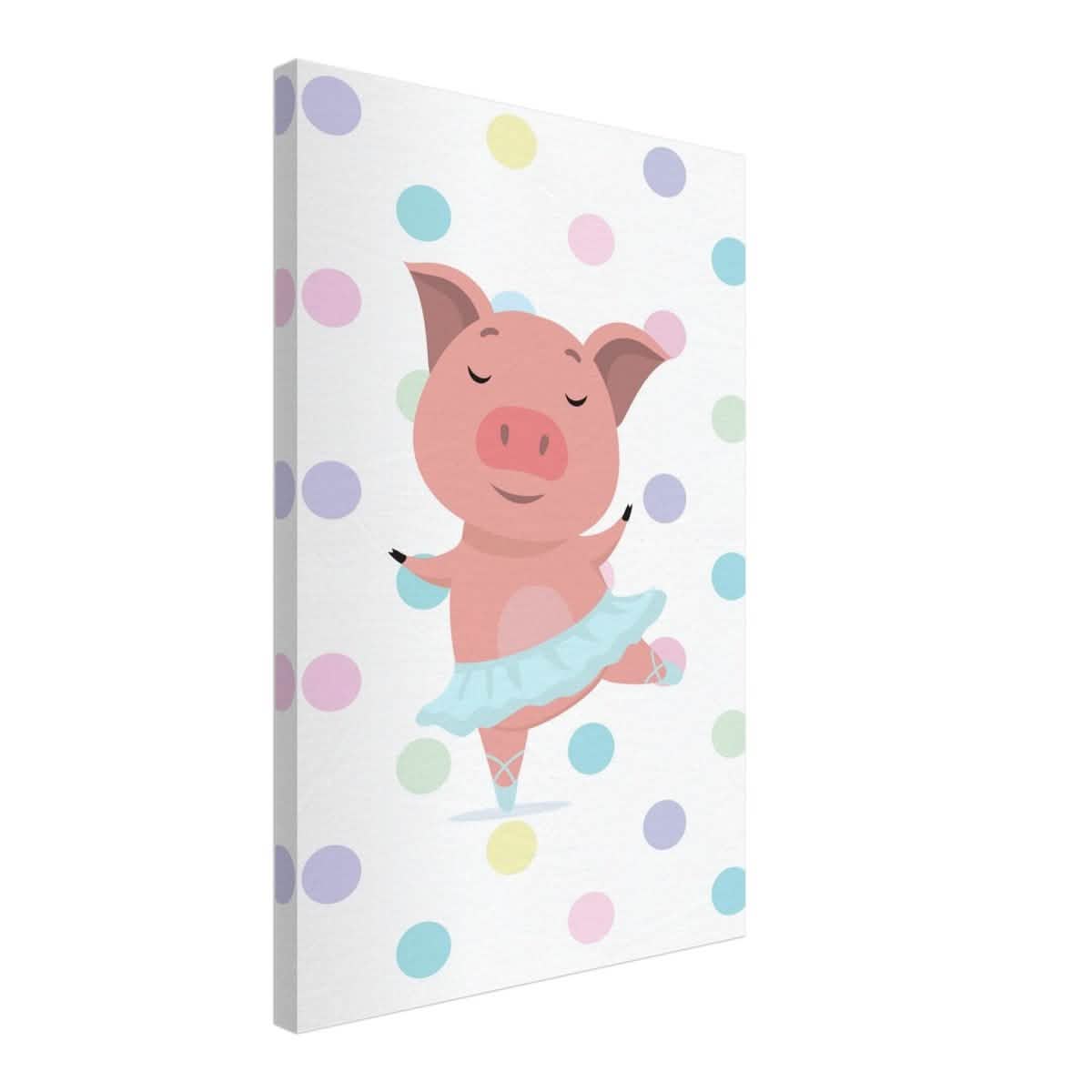 Peppa Pig | Kids Room Canvas Wall Art – Immersive Nursery Decor with Enhanced Texture - 40x60 cm / 16x24″ - Design Option 3 -