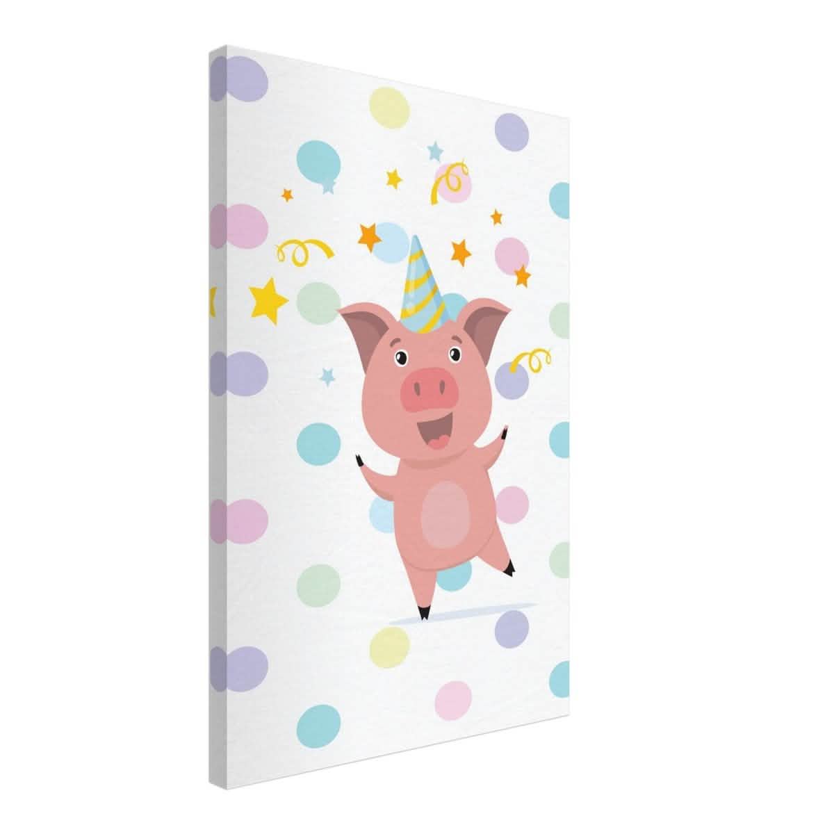 Peppa Pig | Kids Room Canvas Wall Art – Immersive Nursery Decor with Enhanced Texture - 40x60 cm / 16x24″ - Design Option 2 -
