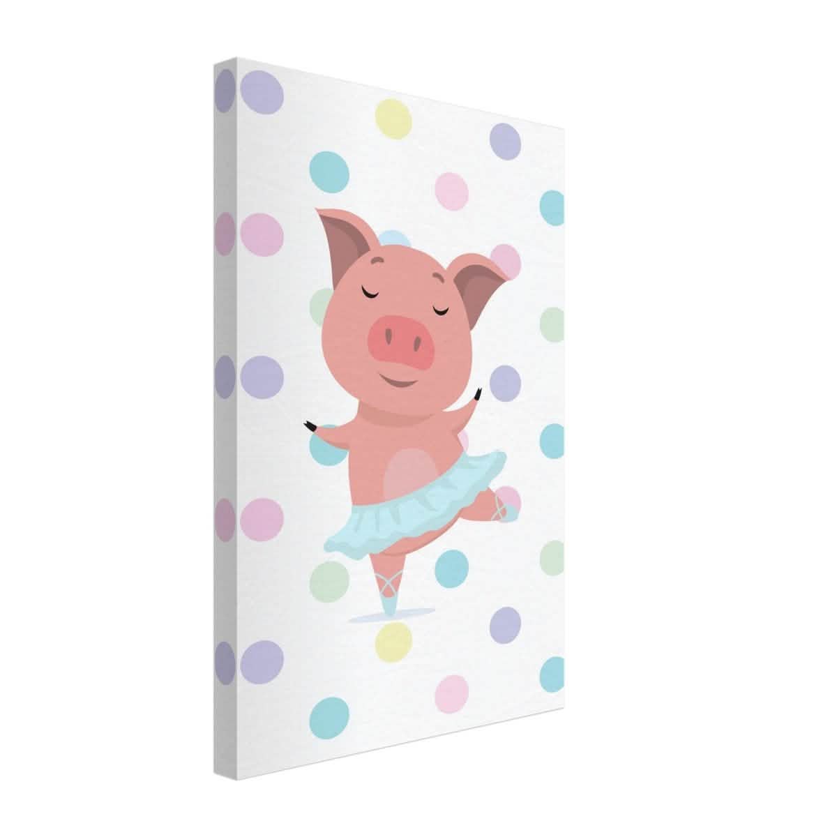 Peppa Pig | Kids Room Canvas Wall Art – Immersive Nursery Decor with Enhanced Texture - 30x45 cm / 12x18″ - Design Option 3 -