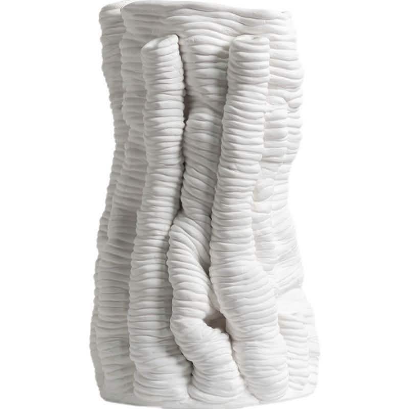 Popcorn Abstract Resin Vase – Modern Art Sculpture Home Décor - Large (34.5 x 19 x 18 cm) -