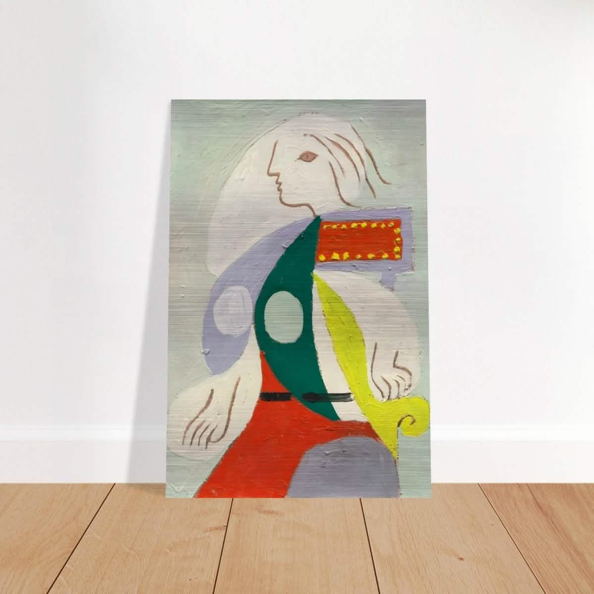 PORTRAIT DE MARIE - THÉRÈSE by Pablo Picasso 1932 - Brushed Aluminum Print - 40x60 cm / 16x24″ -