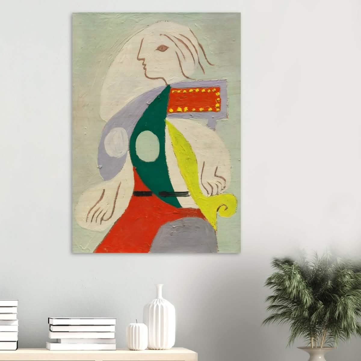 PORTRAIT DE MARIE - THÉRÈSE by Pablo Picasso 1932 - Wood Prints - 70x100 cm / 28x40″ - 20 mm