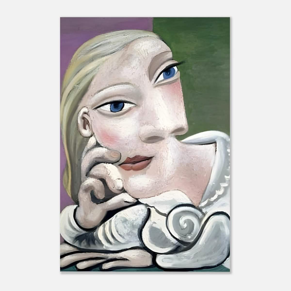 Portrait Marie - Thérèse Walter' by Pablo Picasso (1937) | Wall art print - Aluminum Print - 30x45 cm / 12x18″ -