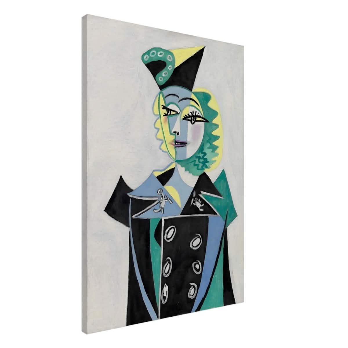 Portrait Of Nusch Eluard by Pablo Picasso - Canvas - 70x100 cm / 28x40″ - Thick