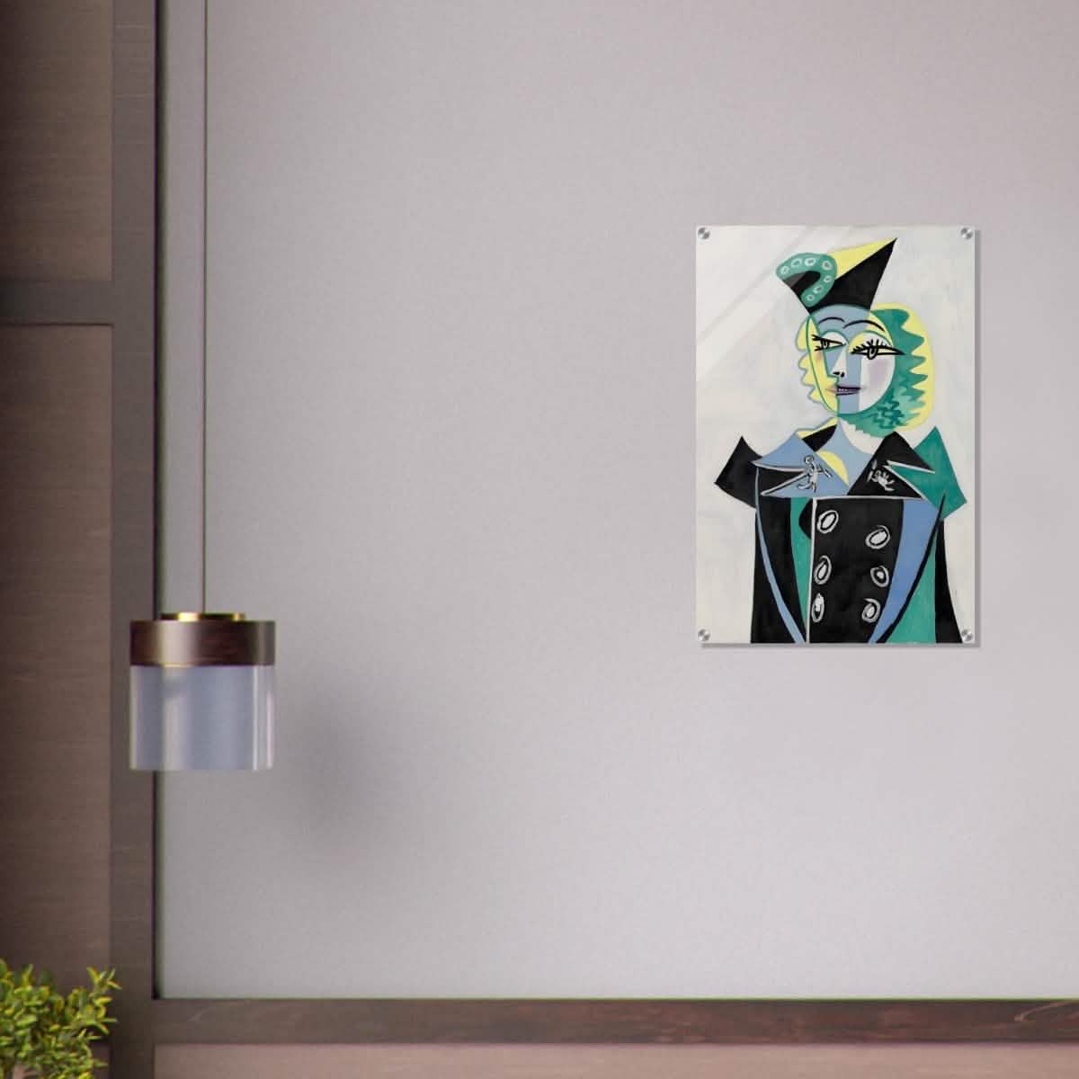 Portrait Of Nusch Eluard by Pablo Picasso - Acrylic Print - 50x75 cm / 20x30″ -