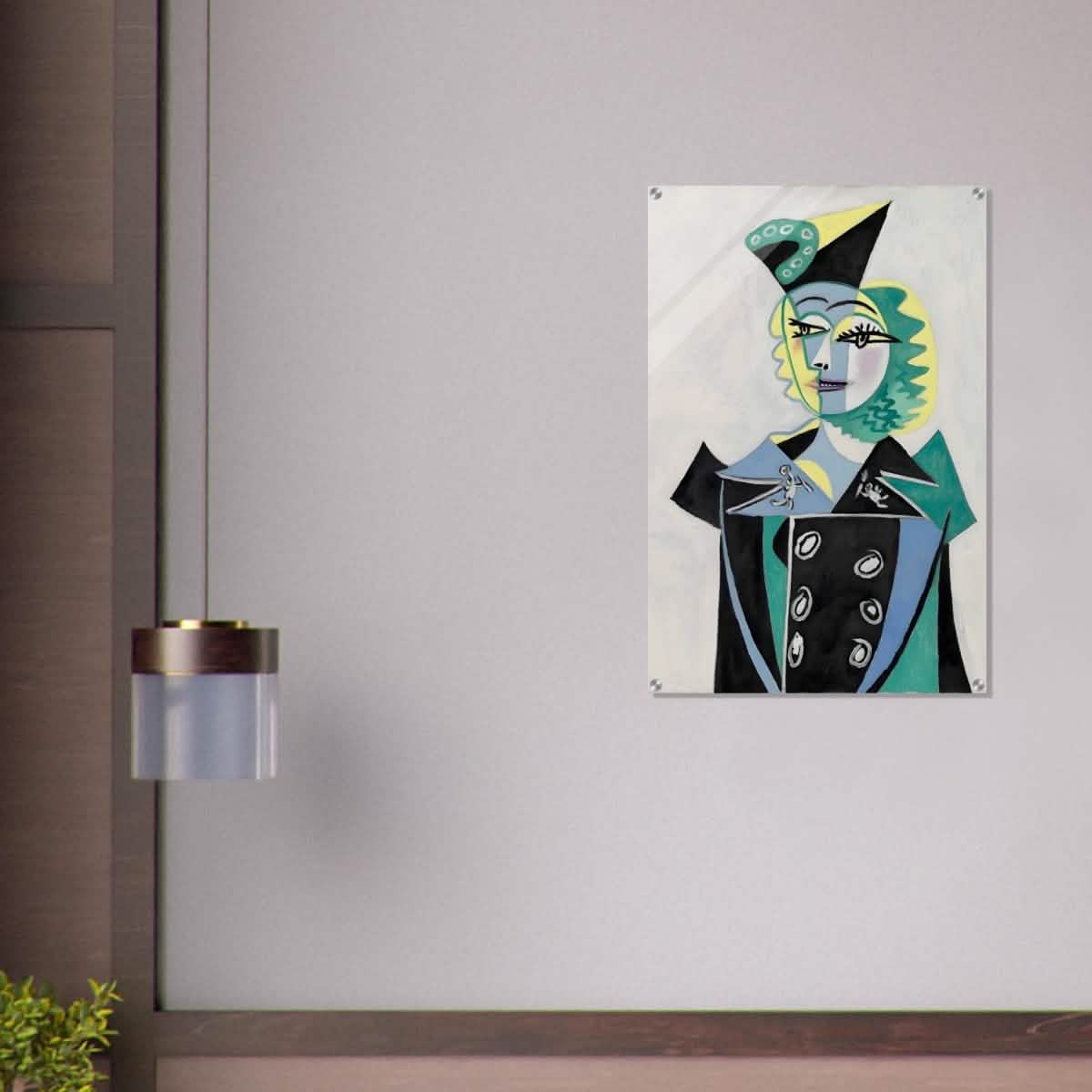 Portrait Of Nusch Eluard by Pablo Picasso - Acrylic Print - 60x90 cm / 24x36″ -