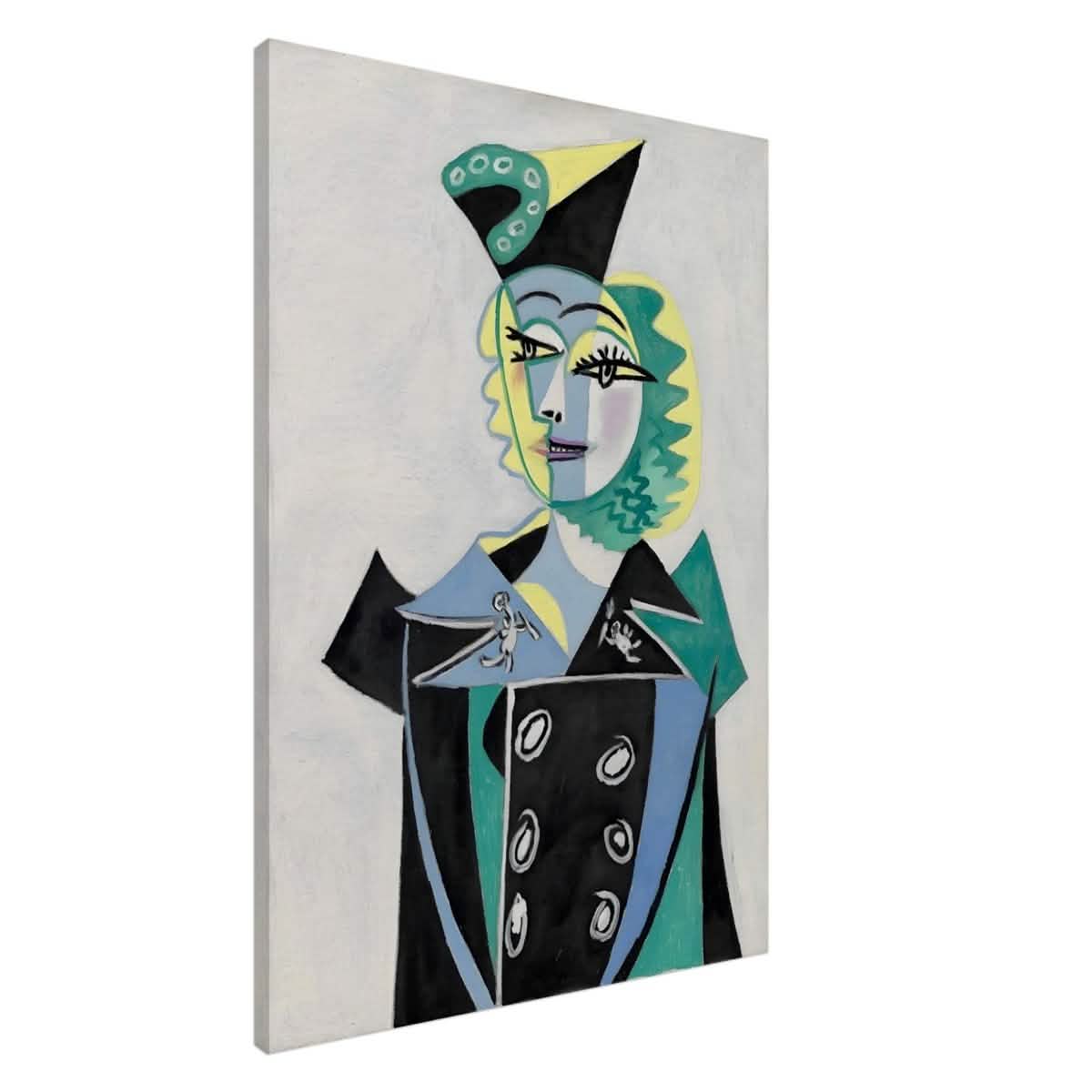 Portrait Of Nusch Eluard by Pablo Picasso - Canvas - 70x100 cm / 28x40″ - Slim