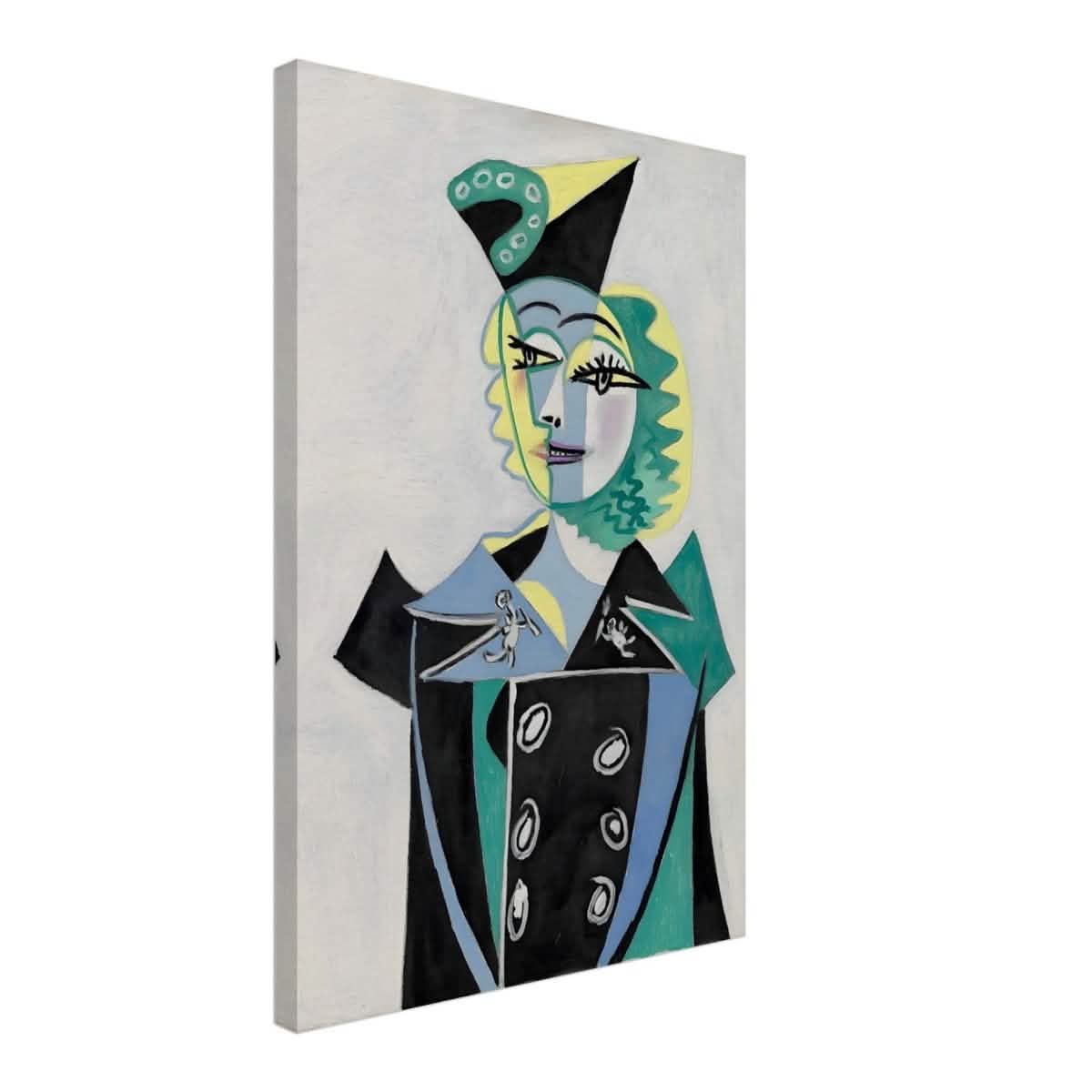 Portrait Of Nusch Eluard by Pablo Picasso - Canvas - 40x60 cm / 16x24″ - Slim