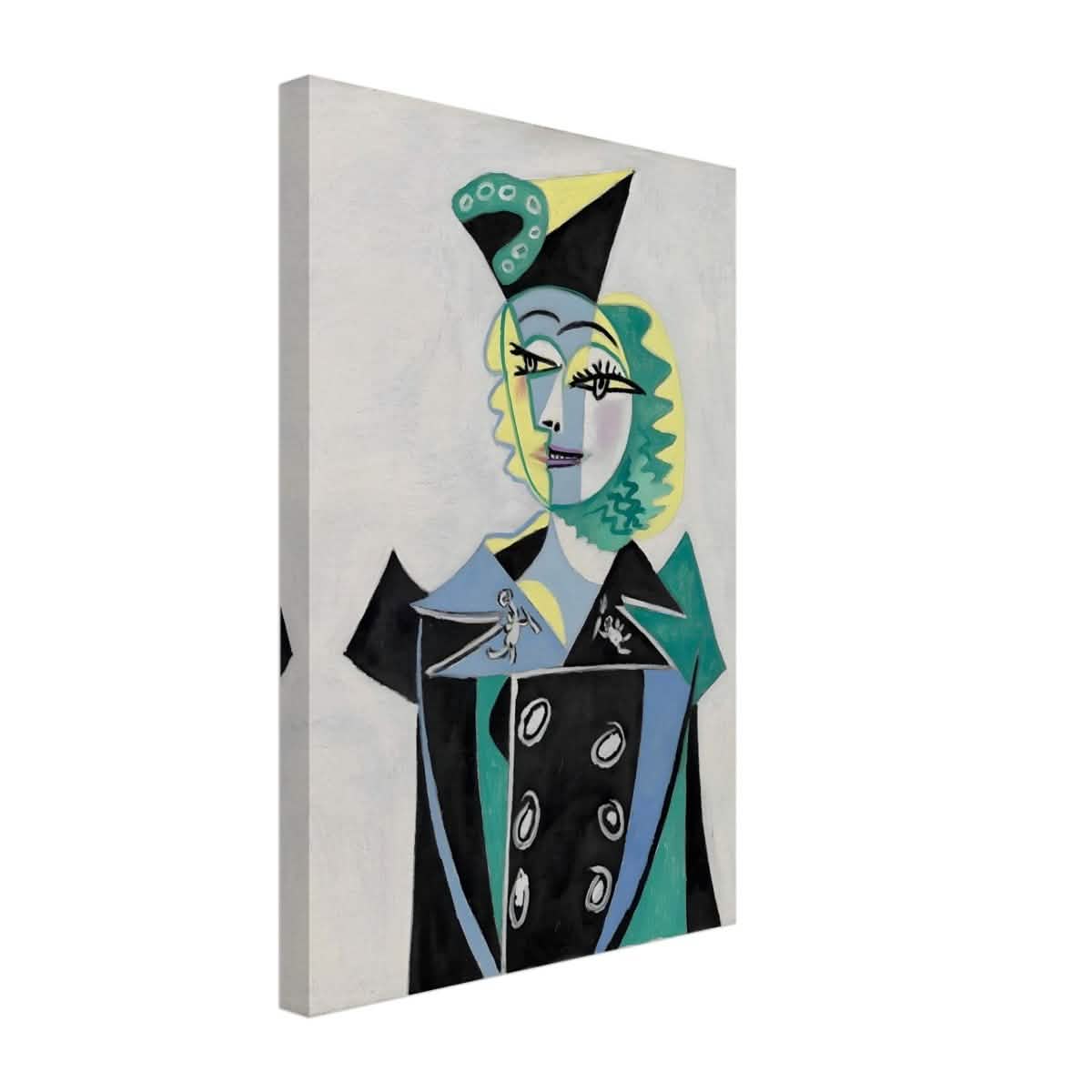 Portrait Of Nusch Eluard by Pablo Picasso - Canvas - 30x45 cm / 12x18″ - Slim