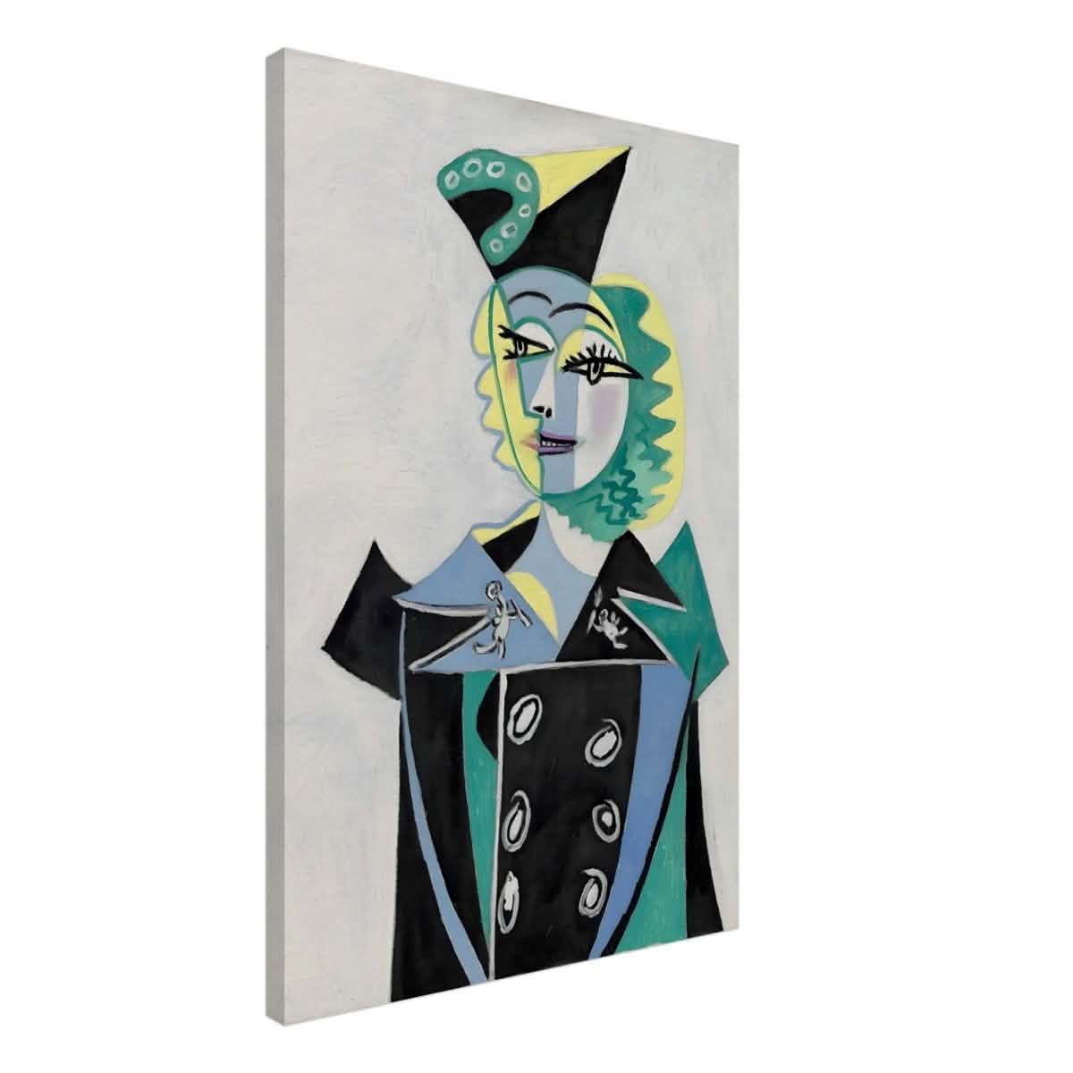 Portrait Of Nusch Eluard by Pablo Picasso - Canvas - 60x90 cm / 24x36″ - Thick