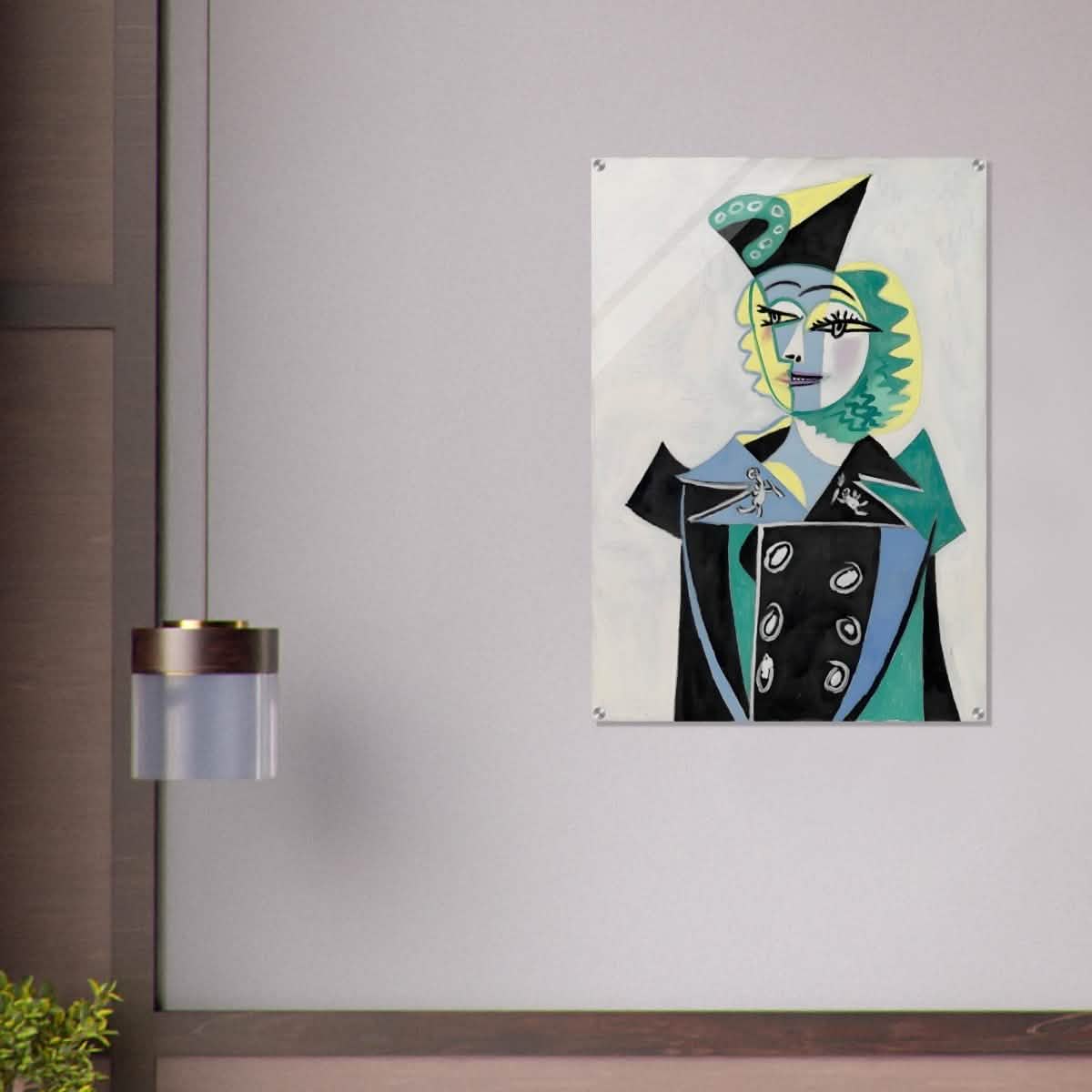 Portrait Of Nusch Eluard by Pablo Picasso - Acrylic Print - 70x100 cm / 28x40″ -