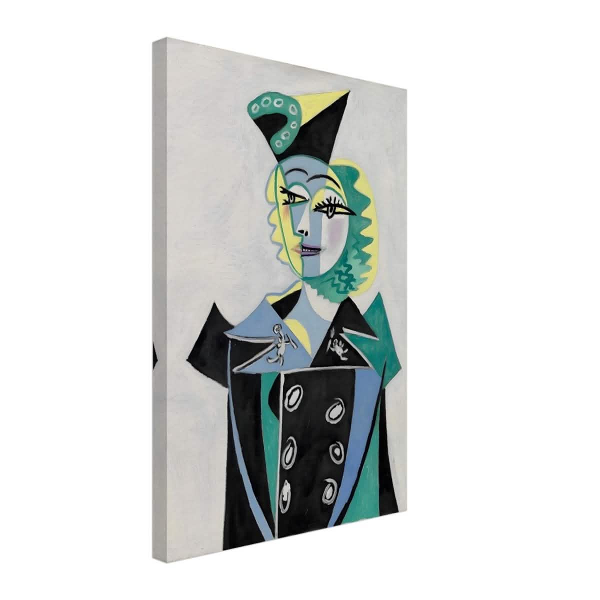 Portrait Of Nusch Eluard by Pablo Picasso - Canvas - 40x60 cm / 16x24″ - Thick