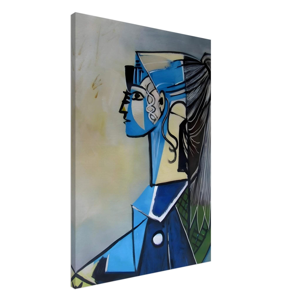 Portrait of Sylvette David By Pablo Picasso 1954 - Canvas - 70x100 cm / 28x40″ - Thick