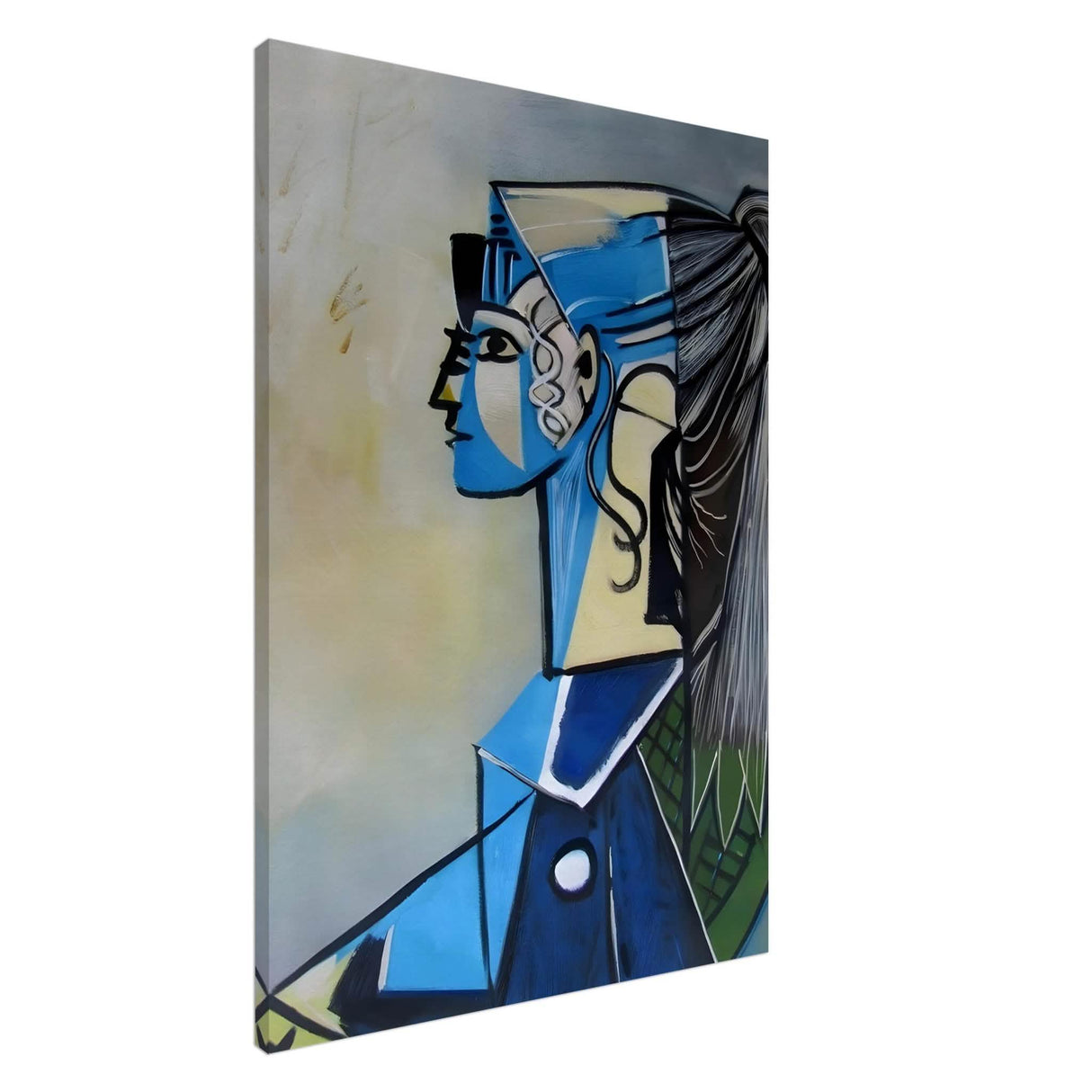 Portrait of Sylvette David By Pablo Picasso 1954 - Canvas - 70x100 cm / 28x40″ - Slim