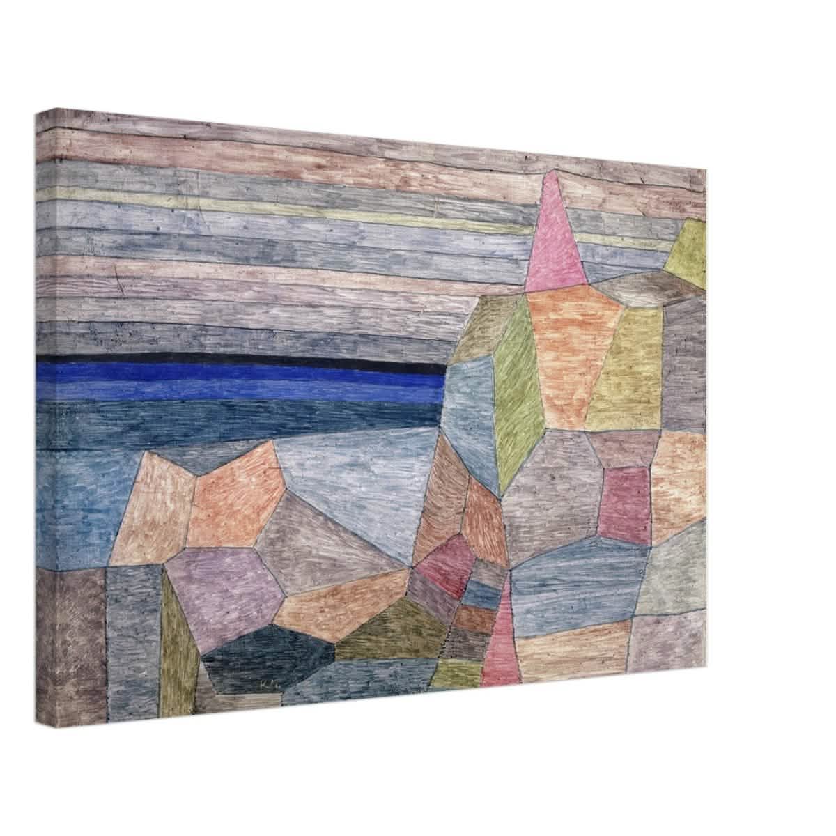 Promontorio Ph by Paul Klee 1933 Abstract Wall Art - Canvas - 40x60 cm / 16x24″ - Slim