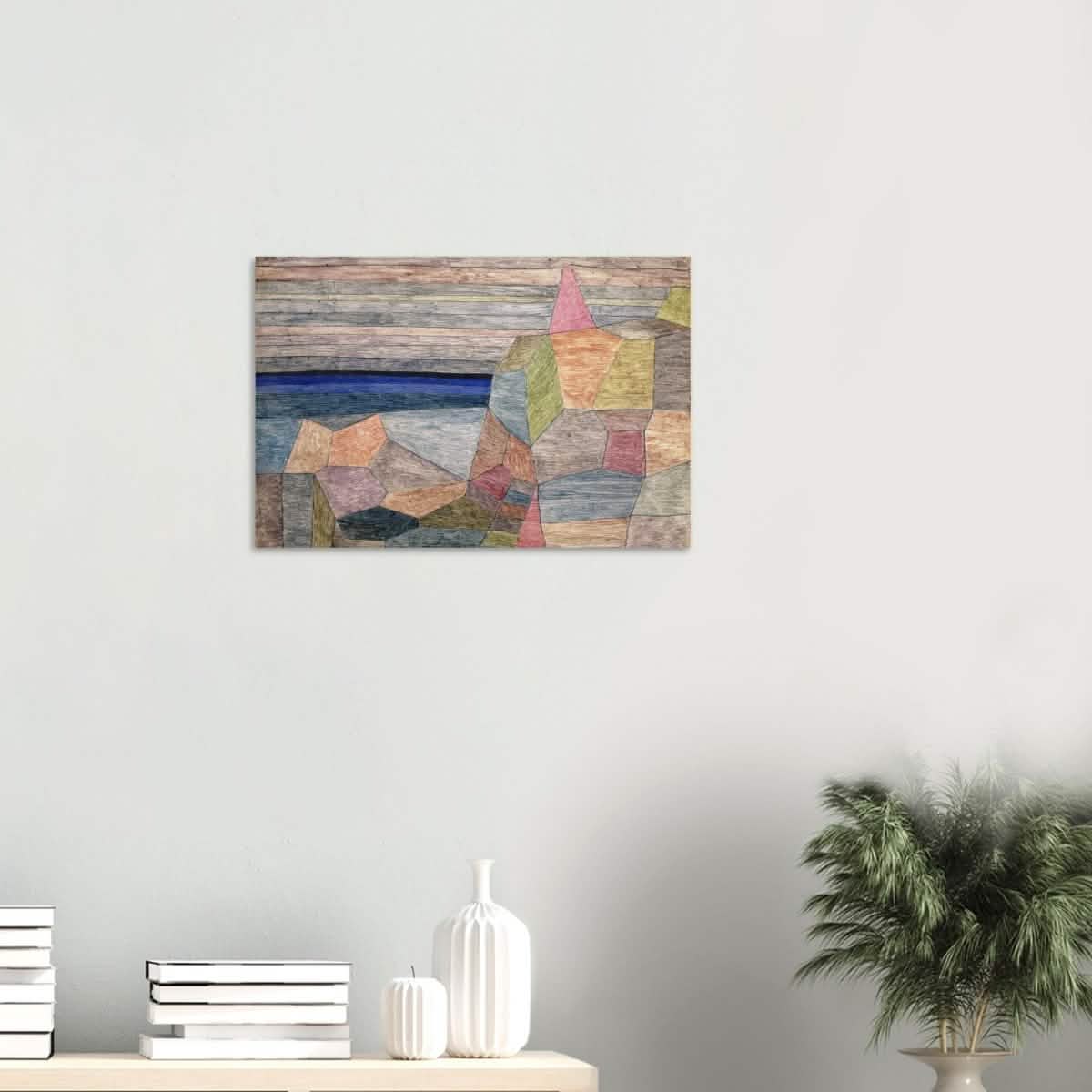 Promontorio Ph by Paul Klee 1933 Abstract Wall Art - Wood Prints - 40x60 cm / 16x24″ - 10 mm