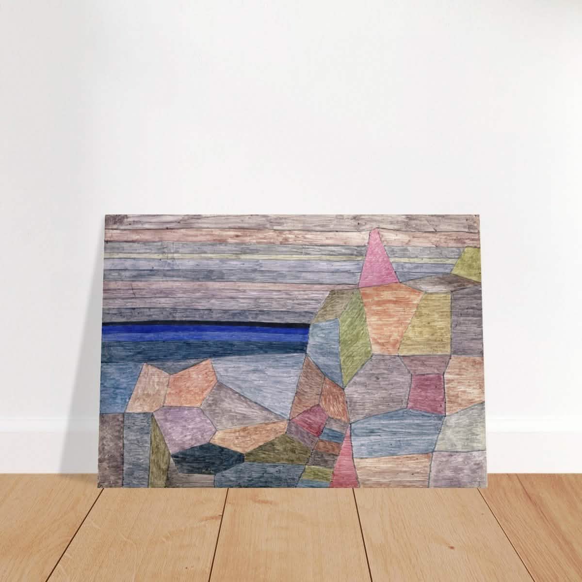 Promontorio Ph by Paul Klee 1933 Abstract Wall Art - Brushed Aluminum Print - 70x100 cm / 28x40″ -
