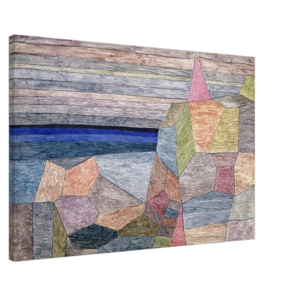 Promontorio Ph by Paul Klee 1933 Abstract Wall Art - Canvas - 60x90 cm / 24x36″ - Slim